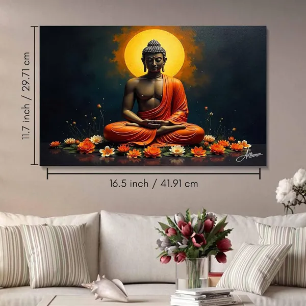 Buddha_Buddhism_Yoga_Decor_Religious_Meditation_Canvas_Painting_For_Home_And_Offices