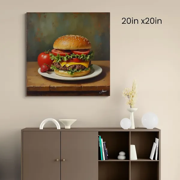 Burger_Kitchen_Still_Life_Art_Cafes_Canvas_Painting_For_Home_And_Offices