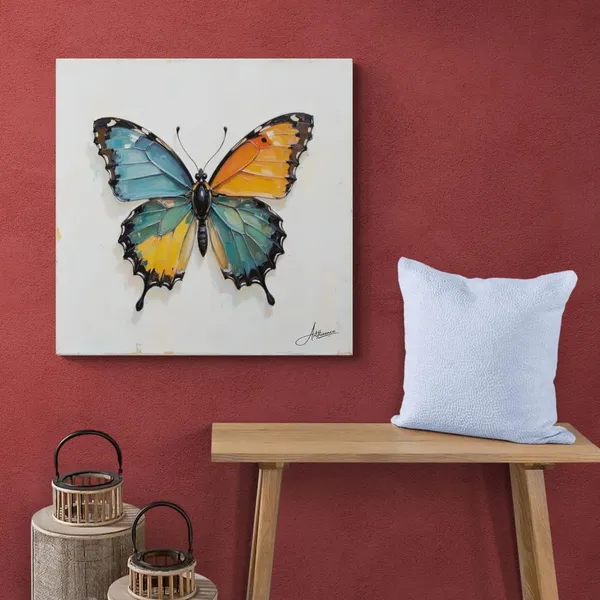 Butterfly_Abstract_Style_Minimal_Pine_Canvas_Painting_For_Home_And_Offices