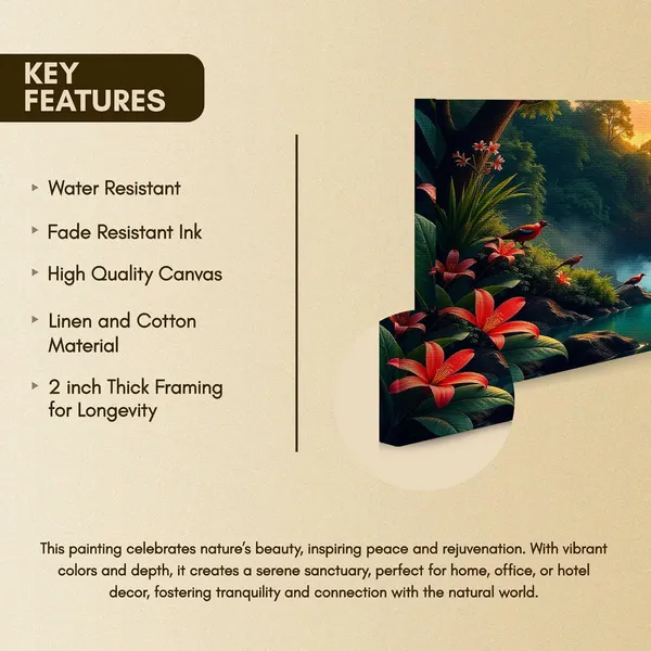 Scenery_Nature_Waterfall_Landscape_Peaceful_Fade_Resistant_Canvas_Painting_For_Home_And_Offices