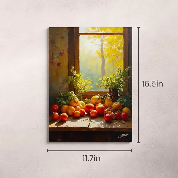 Fruit_Paintings_Mangoes_Framhouse_Nature_Canvas_Painting_For_Home_And_Offices