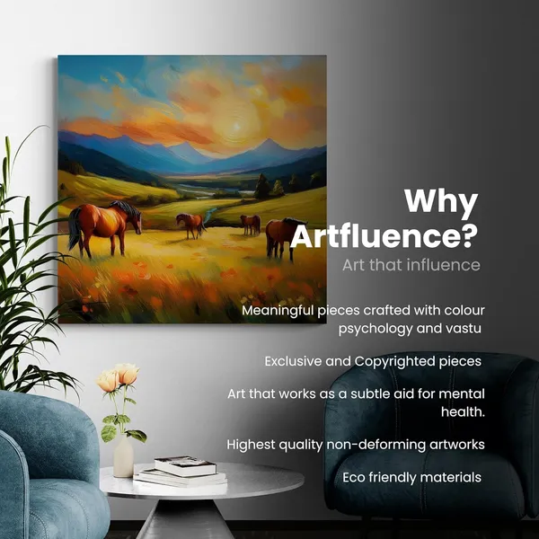 Horses_Vastu_Mountain_Landscape_View_380_Canvas_Painting_For_Home_And_Offices