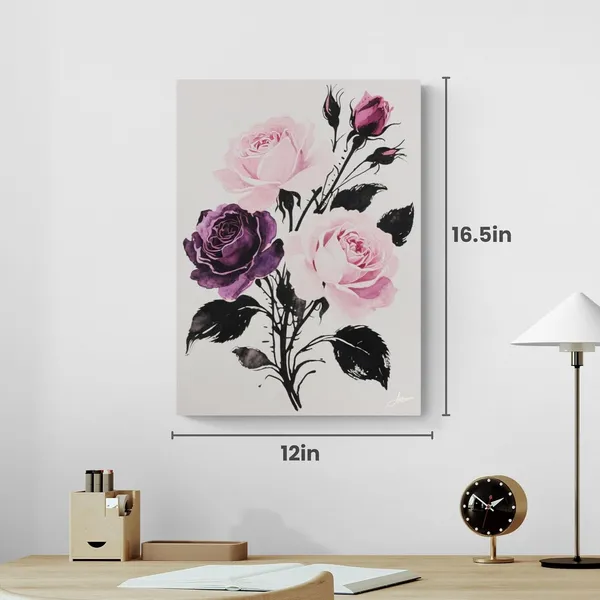 Roses_Pine_Wood_Framed_Inches_Fade_Canvas_Painting_For_Home_And_Offices