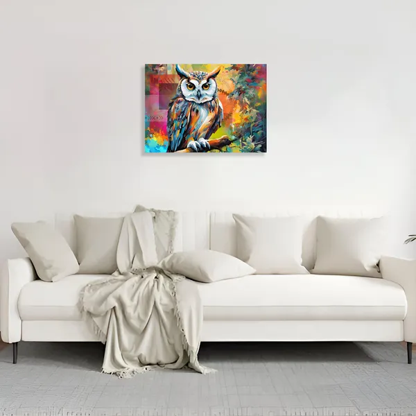 Owl_Abstract_Colourful_Wisdom_Wrapped_Inches_Canvas_Painting_For_Home_And_Offices