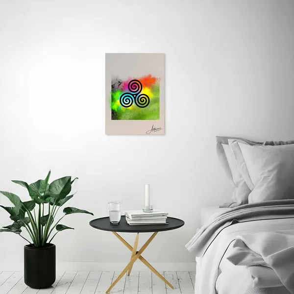 Minimal_Colourful_Cosmic_Trinity_Wrapped_Inches_Canvas_Painting_For_Home_And_Offices
