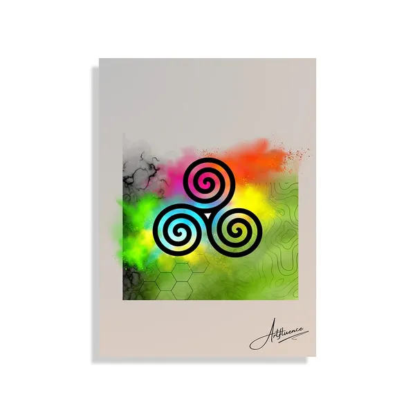 Minimal_Colourful_Cosmic_Trinity_Wrapped_Inches_Canvas_Painting_For_Home_And_Offices