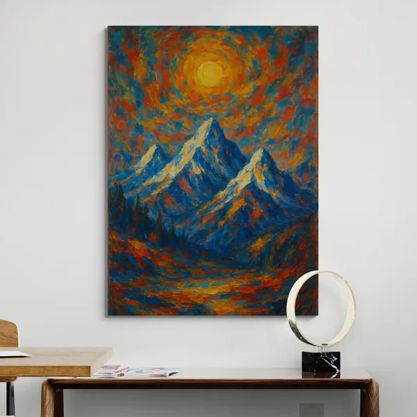 Nature_Vastu_Sunset_Landscape_Decor_Eclectic_Canvas_Painting_For_Home_And_Offices