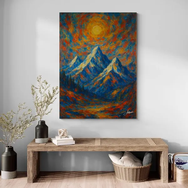 Nature_Vastu_Sunset_Landscape_Decor_Eclectic_Canvas_Painting_For_Home_And_Offices