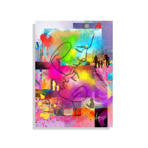 Abstract_Modern_Art_Eternal_Connection_Wrapped_Canvas_Painting_For_Home_And_Offices
