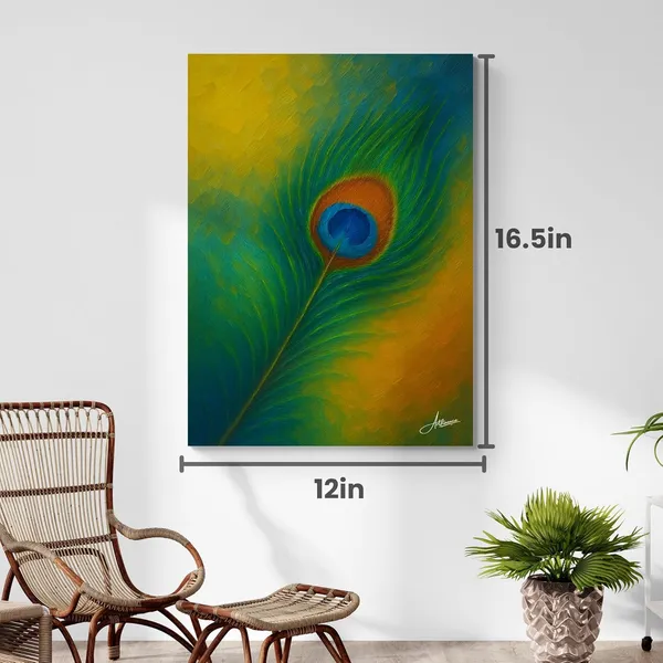 Peacock_Feather_Krishna_Spiritual_Vastu_Art_Canvas_Painting_For_Home_And_Offices