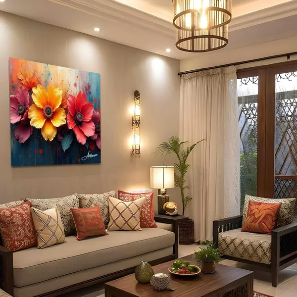 Floral_Art_380_Gsm_Fade_Resistant_Flower_Canvas_Painting_For_Home_And_Offices