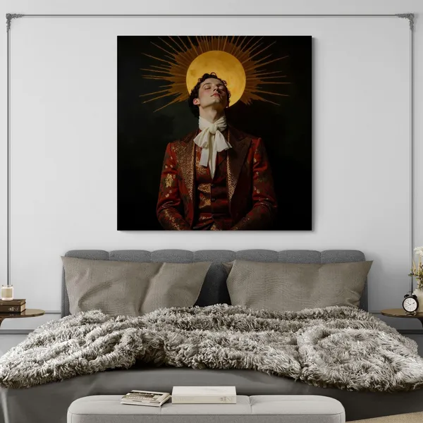 Symbolic_Paintings_Man_Portrait_Sunlight_Surrealism_Canvas_Painting_For_Home_And_Offices