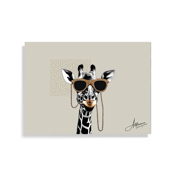 Minimal_Giraffe_Modern_Art_Chic_Canvas_Painting_For_Home_And_Offices