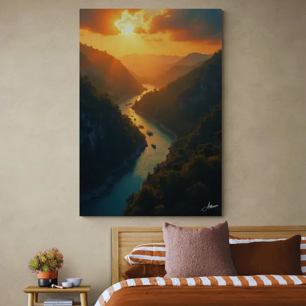 Haridwar_Gange_River_Nature_Canvas_Painting_For_Home_And_Offices