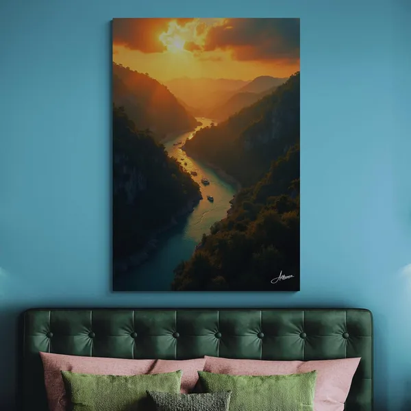Haridwar_Gange_River_Nature_Canvas_Painting_For_Home_And_Offices