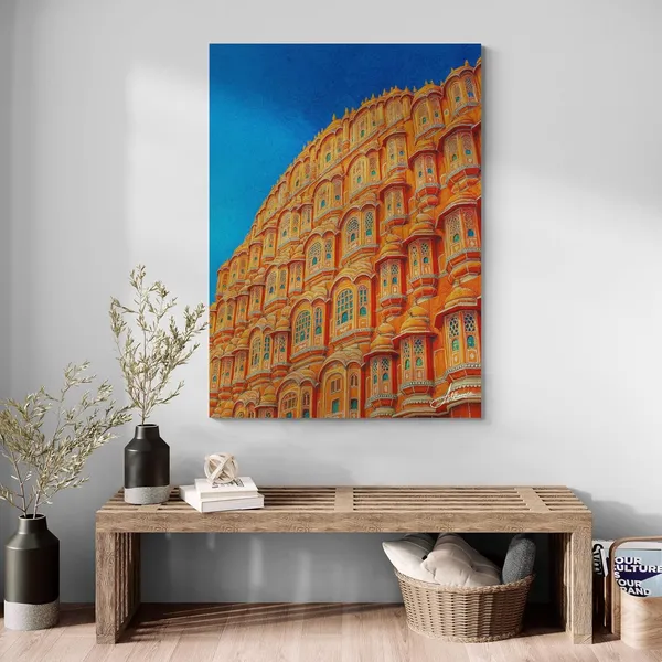 Jaipur_Rajasthan_Tourism_Historical_Place_Canvas_Painting_For_Home_And_Offices