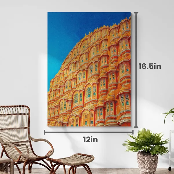 Jaipur_Rajasthan_Tourism_Historical_Place_Canvas_Painting_For_Home_And_Offices