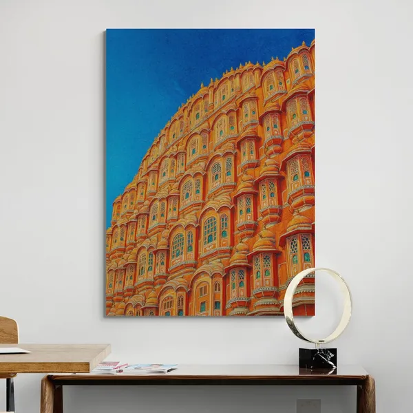 Jaipur_Rajasthan_Tourism_Historical_Place_Canvas_Painting_For_Home_And_Offices