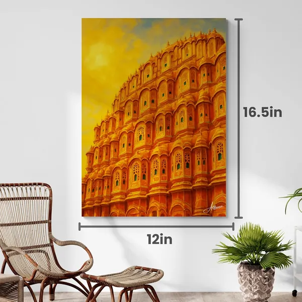Jaipur_Rajasthan_Tourism_Historical_Place_Canvas_Painting_For_Home_And_Offices