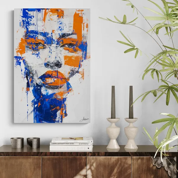 Abstract_Human_Portrait_Framed_Art_Premium_Canvas_Painting_For_Home_And_Offices