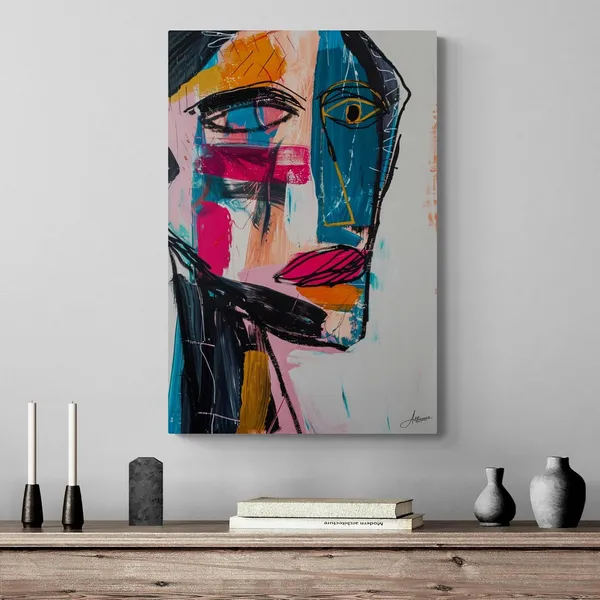 Abstract_Human_Portrait_Framed_Art_Premium_Canvas_Painting_For_Home_And_Offices
