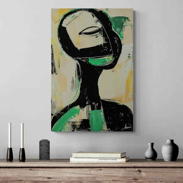 Abstract_Minimal_Human_Figure_Framed_Art_Canvas_Painting_For_Home_And_Offices
