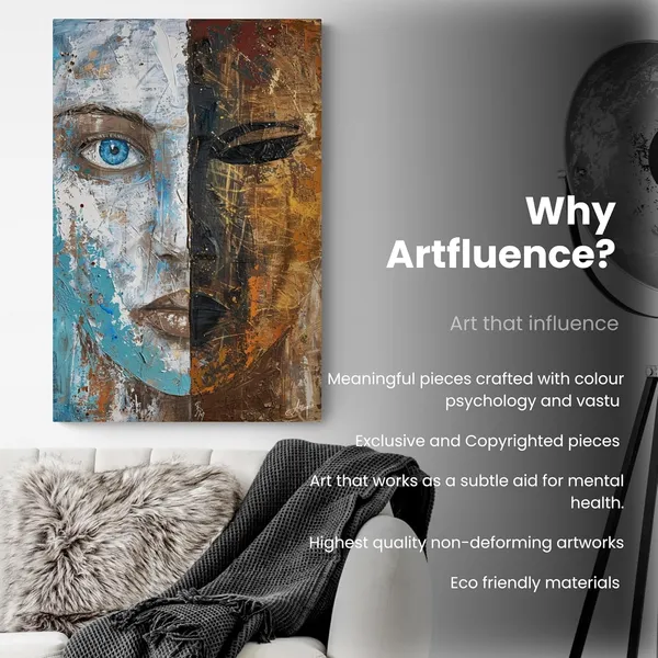 Split_Face_Abstract_Human_Framed_Art_Canvas_Painting_For_Home_And_Offices