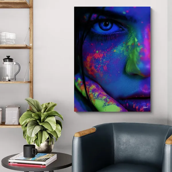 Abstract_Identity_Human_Portrait_Framed_Art_Canvas_Painting_For_Home_And_Offices