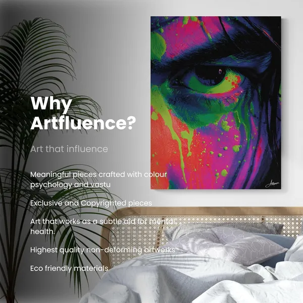 Neon_Abstract_Human_Face_Framed_Art_Canvas_Painting_For_Home_And_Offices