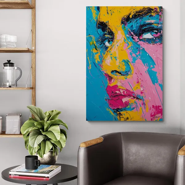 Bold_Color_Splash_Abstract_Human_Framed_Canvas_Painting_For_Home_And_Offices