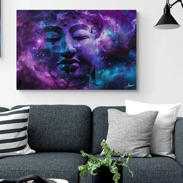 Cosmic_Violet_Buddha_Framed_Art_Premium_Canvas_Painting_For_Home_And_Offices
