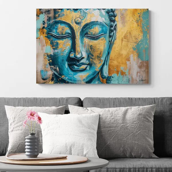 Serene_Teal_Buddha_Framed_Art_Luxury_Canvas_Painting_For_Home_And_Offices