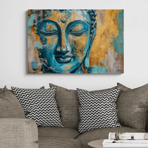 Serene_Teal_Buddha_Framed_Art_Luxury_Canvas_Painting_For_Home_And_Offices