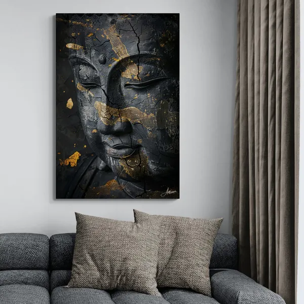Black_Gold_Buddha_Framed_Art_Luxury_Canvas_Painting_For_Home_And_Offices