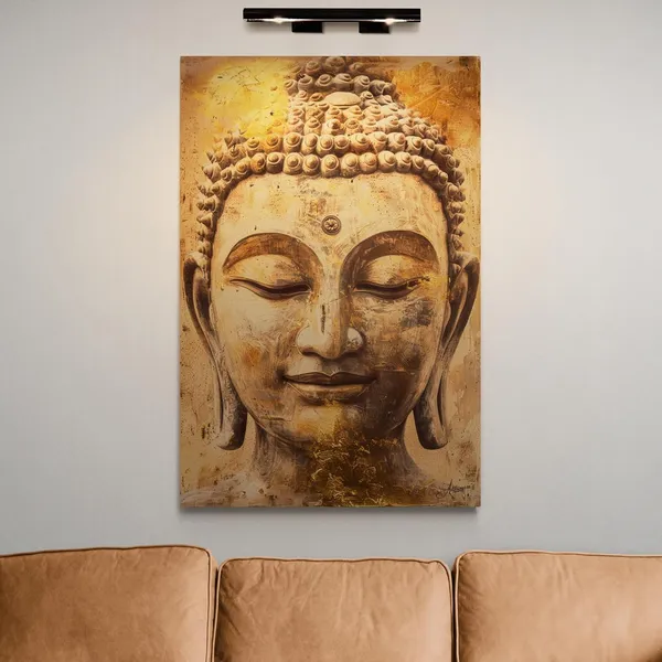 Classic_Serenity_Buddha_Framed_Art_Earthy_Canvas_Painting_For_Home_And_Offices