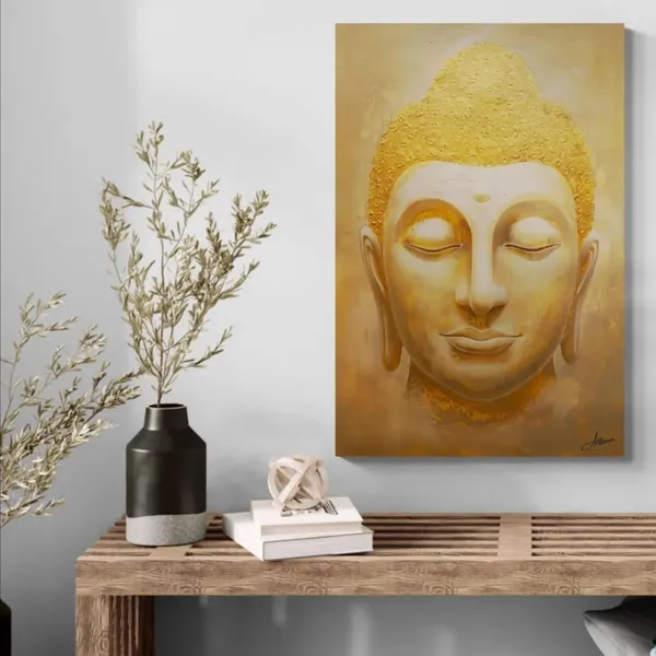 Divine_Golden_Buddha_Framed_Art_Luminous_Canvas_Painting_For_Home_And_Offices