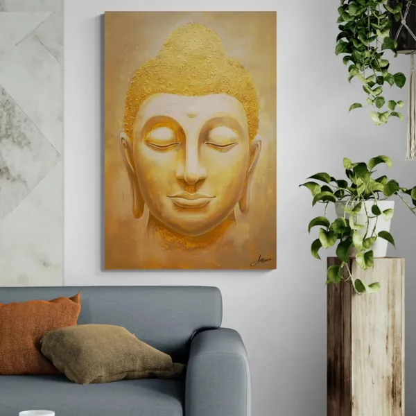 Divine_Golden_Buddha_Framed_Art_Luminous_Canvas_Painting_For_Home_And_Offices