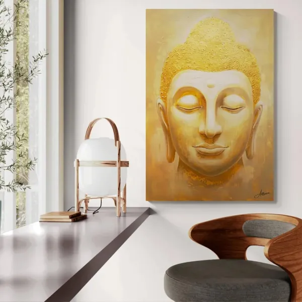 Divine_Golden_Buddha_Framed_Art_Luminous_Canvas_Painting_For_Home_And_Offices