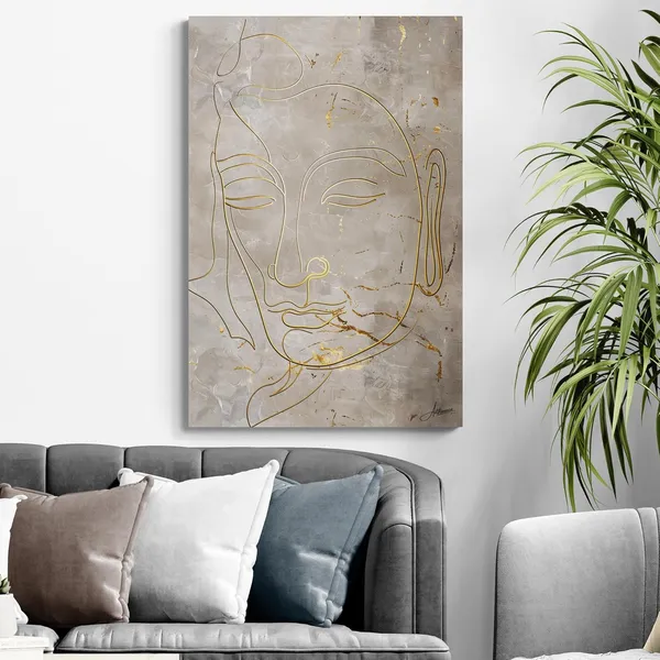 Minimal_Gold_Line_Buddha_Framed_Art_Canvas_Painting_For_Home_And_Offices