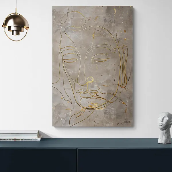 Minimal_Gold_Line_Buddha_Framed_Art_Canvas_Painting_For_Home_And_Offices