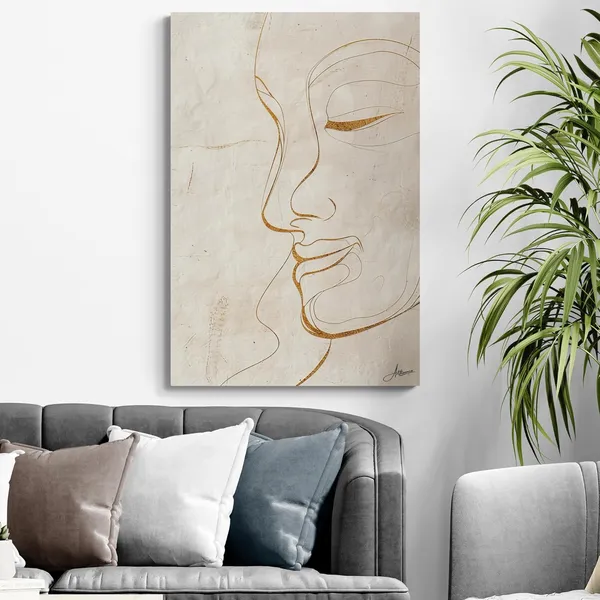 Modern_Buddha_Line_Face_Framed_Art_Canvas_Painting_For_Home_And_Offices