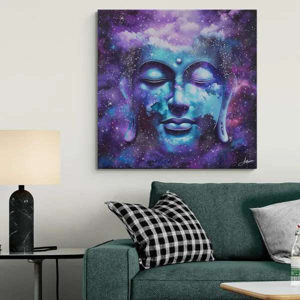 Dark_Cosmic_Buddha_Framed_Art_Premium_Canvas_Painting_For_Home_And_Offices