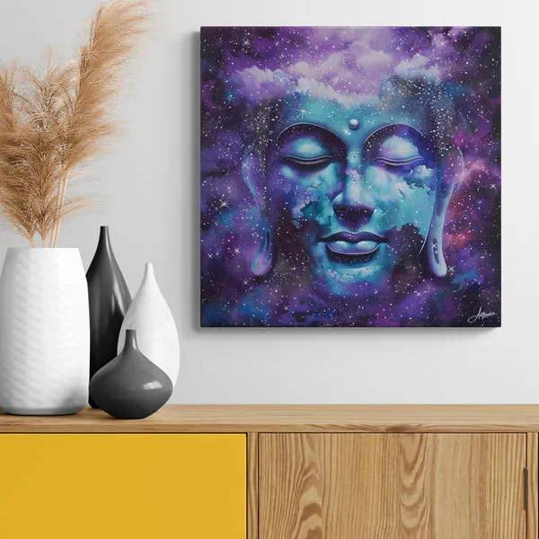 Dark_Cosmic_Buddha_Framed_Art_Premium_Canvas_Painting_For_Home_And_Offices