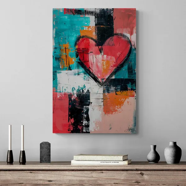 Abstract_Heart_Framed_Art_Premium_Modern_Canvas_Painting_For_Home_And_Offices