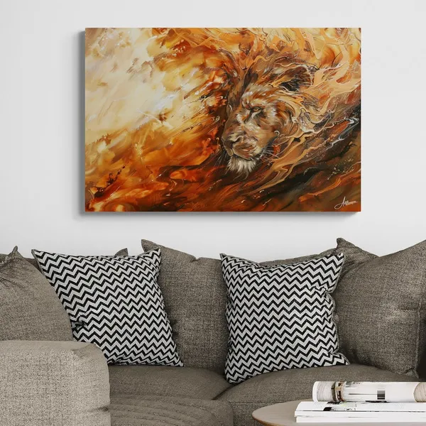 Regal_Lion_Framed_Art_Premium_Elegant_Canvas_Painting_For_Home_And_Offices