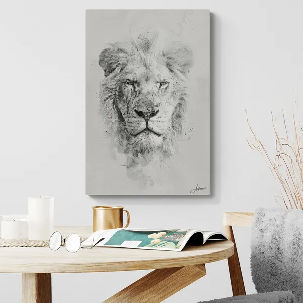 Lion_Framed_Art_Premium_Elegant_Animal_Canvas_Painting_For_Home_And_Offices