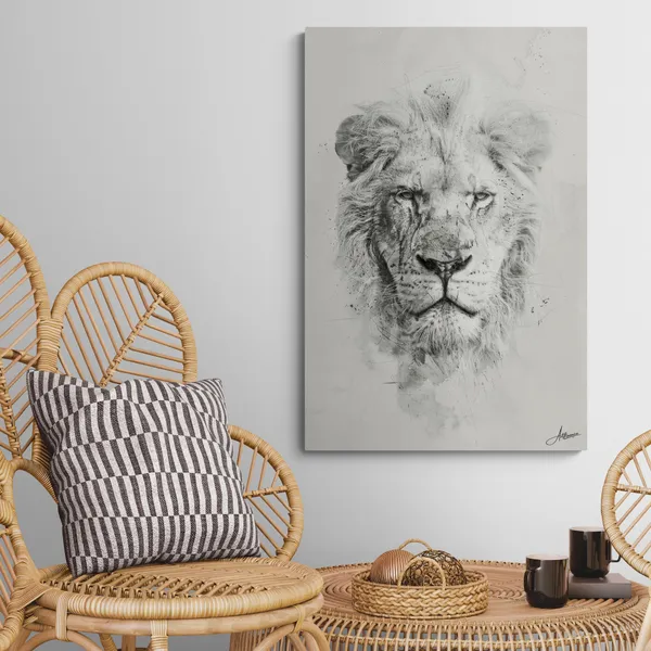 Lion_Framed_Art_Premium_Elegant_Animal_Canvas_Painting_For_Home_And_Offices
