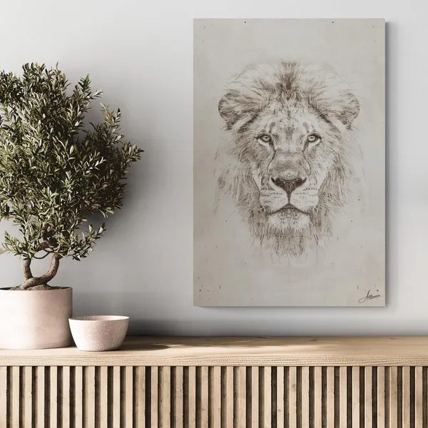 Symmetrical_Lion_Framed_Art_Premium_Minimal_Canvas_Painting_For_Home_And_Offices