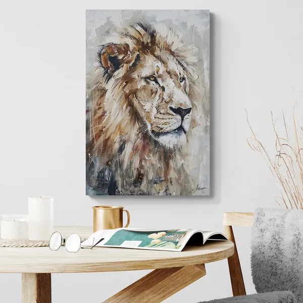 Powerful_Lion_Framed_Art_Premium_Abstract_Canvas_Painting_For_Home_And_Offices