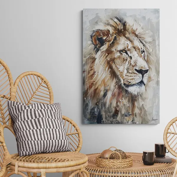 Powerful_Lion_Framed_Art_Premium_Abstract_Canvas_Painting_For_Home_And_Offices